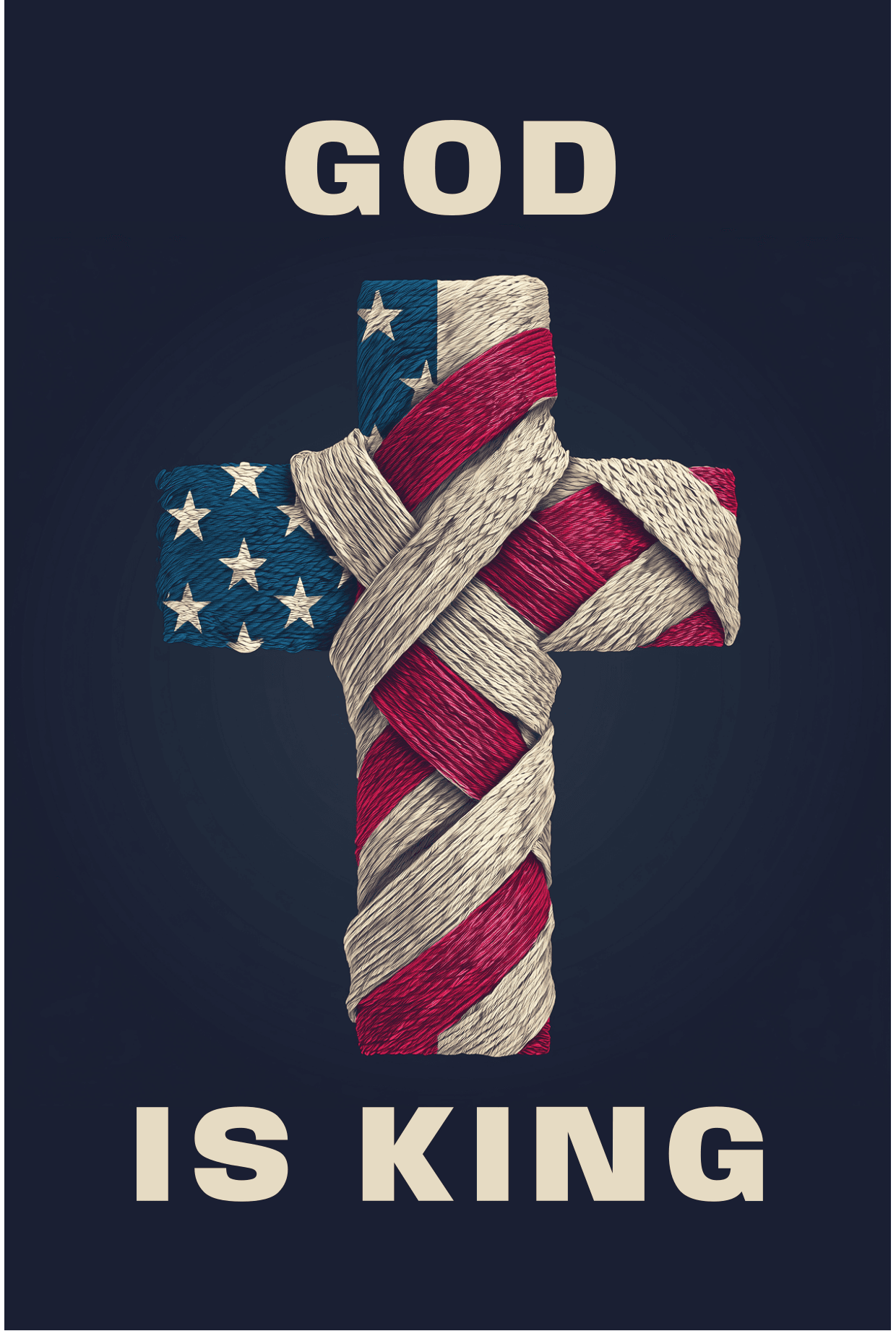 God Is King | Standard Postcard